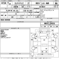 Suzuki CARRY TRUCK лот № 4728 оценка RA  с аукциона в Японии 2