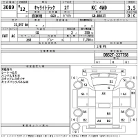 Suzuki CARRY TRUCK лот № 3089 оценка 3.5  с аукциона в Японии 2