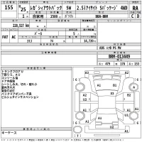 Subaru LEGACY OUTBACK лот № 155 оценка RA  с аукциона в Японии 2