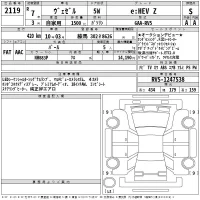 Honda VEZEL лот № 2119 оценка S  с аукциона в Японии 2