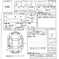 Suzuki WAGON R лот № 2165 оценка X  с аукциона в Японии 4