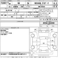 Lexus NX лот № 71007 оценка 4.5  с аукциона в Японии 2