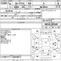 Toyota COROLLA AXIO лот № 72185 оценка R  с аукциона в Японии 2