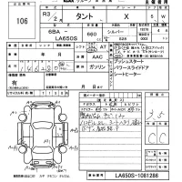 Daihatsu TANTO лот № 106 оценка 3.5  с аукциона в Японии 5