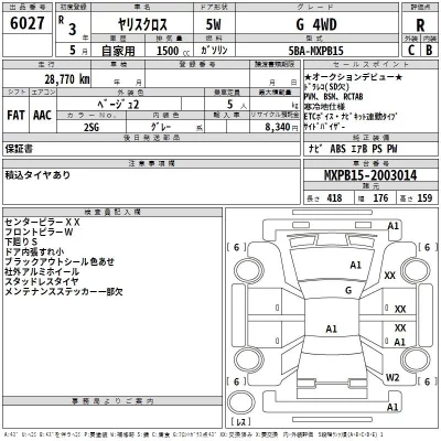 Toyota YARIS CROSS  с аукциона в Японии
