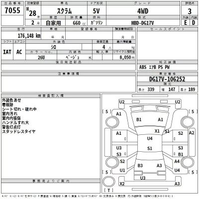 Mazda SCRUM  с аукциона в Японии