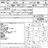 Subaru FORESTER лот № 8012 оценка R  с аукциона в Японии 2