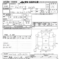 Suzuki SWIFT лот № 3006 оценка 3.5  с аукциона в Японии 9