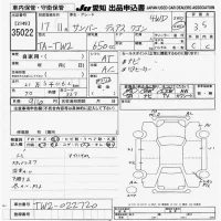 Subaru GOLF ALLTRACK лот № 35022 оценка 3.5  с аукциона в Японии 9