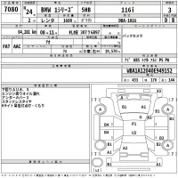 BMW 1-Series лот № 7080 оценка 3  с аукциона в Японии 2