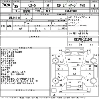 Mazda CX-5 лот № 7028 оценка 3  с аукциона в Японии 2