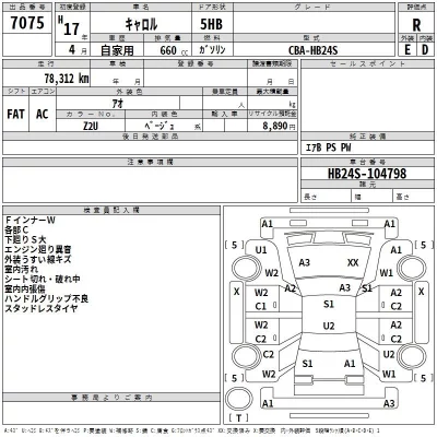 Mazda CAROL  с аукциона в Японии