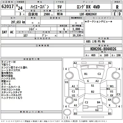 Toyota HIACE VAN  с аукциона в Японии
