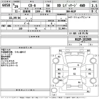 Mazda CX-8 лот № 6058 оценка 3.5  с аукциона в Японии 2