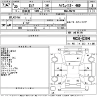 Nissan SERENA лот № 7167 оценка 3  с аукциона в Японии 2