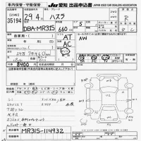 Suzuki HUSTLER лот № 35194 оценка R  с аукциона в Японии 9