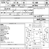 Suzuki WAGON R лот № 7170 оценка RA  с аукциона в Японии 2