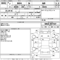 Toyota RAV4 лот № 8042 оценка 3.5  с аукциона в Японии 2