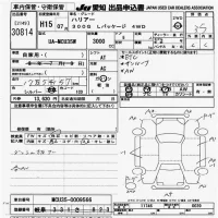 Toyota HARRIER лот № 30814 оценка 3.5  с аукциона в Японии 9