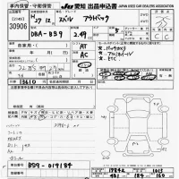 Subaru LEGACY OUTBACK лот № 30906 оценка 3.5  с аукциона в Японии 9