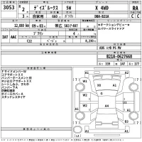 Nissan DAYZ ROOX лот № 3053 оценка RA  с аукциона в Японии 2