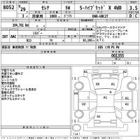 Nissan SERENA лот № 8052 оценка 3.5  с аукциона в Японии 2