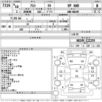Suzuki ALTO VAN лот № 7326 оценка R  с аукциона в Японии 2