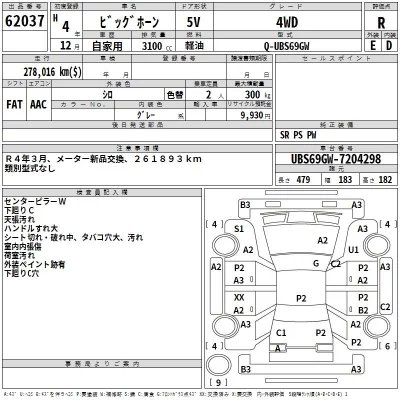 Isuzu BIGHORN  с аукциона в Японии