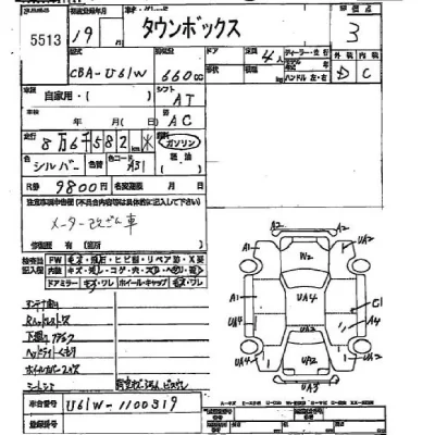 Mitsubishi TOWNBOX  с аукциона в Японии
