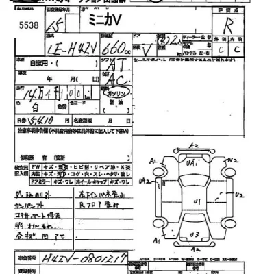 Mitsubishi MINICA  с аукциона в Японии