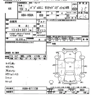 Mitsubishi PAJERO MINI  с аукциона в Японии