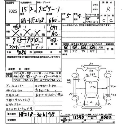 Mazda SPIANO  с аукциона в Японии