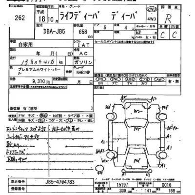 Honda LIFE  с аукциона в Японии