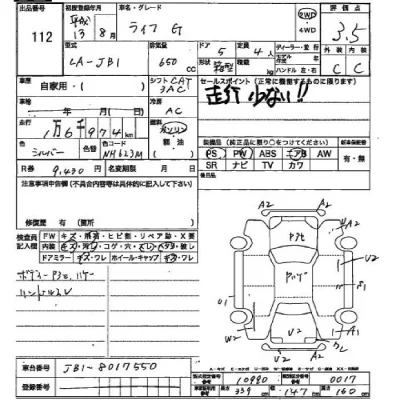 Honda LIFE  с аукциона в Японии