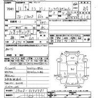 Daihatsu MIRA лот № 7041 оценка R  с аукциона в Японии 2