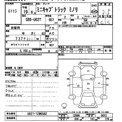Mitsubishi MINICAB TRUCK  с аукциона в Японии