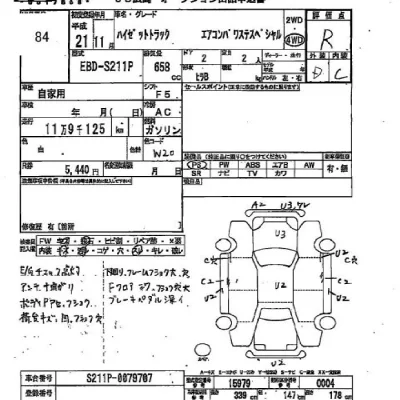 Daihatsu HIJET TRUCK  с аукциона в Японии