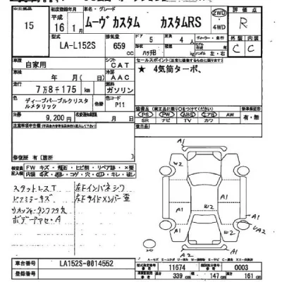 Daihatsu MOVE  с аукциона в Японии