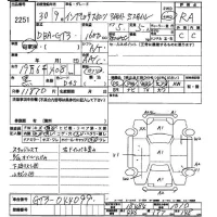 Subaru IMPREZA лот № 2251 оценка R  с аукциона в Японии 2