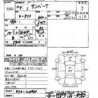 Subaru SAMBAR лот № 5583 оценка 3  с аукциона в Японии 2