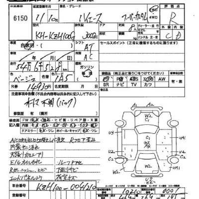 Toyota HIACE  с аукциона в Японии