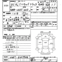 Mitsubishi MINICAB TRUCK лот № 6191 оценка 3.5  с аукциона в Японии 2