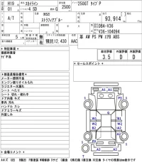 Nissan SKYLINE лот № 4089 оценка 3.5  с аукциона в Японии 5