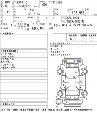 Mitsubishi EK SPORTS лот № 4566 оценка 4  с аукциона в Японии 5