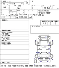 Nissan MOCO лот № 4503 оценка 3  с аукциона в Японии 2