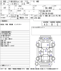 Nissan CLIPPER RIO лот № 3033 оценка 4.5  с аукциона в Японии 5