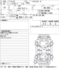 Nissan LAFESTA лот № 7521 оценка 3.5  с аукциона в Японии 5