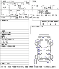 Nissan MURANO лот № 4227 оценка R  с аукциона в Японии 2