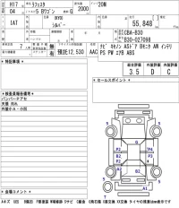 Nissan LAFESTA лот № 4246 оценка 3.5  с аукциона в Японии 2
