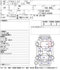 Nissan CARAVAN лот № 4254 оценка R  с аукциона в Японии 5